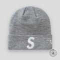 Supreme S Logo Beanie Heather Grey SS23