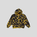 Supreme Small Box Logo Zip Up Hooded Sweatshirt in Tie Dye