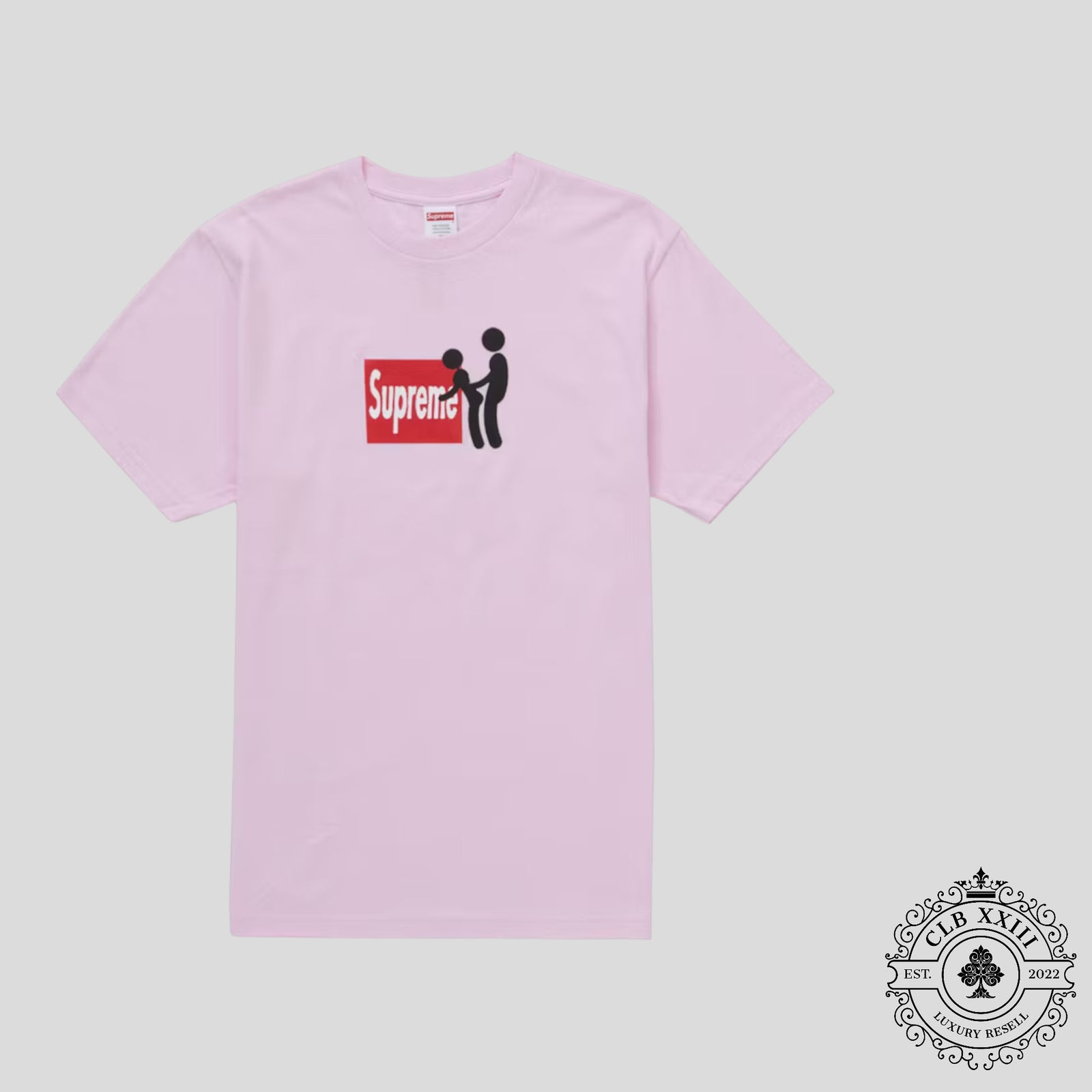 Supreme Stick Tee in Pink