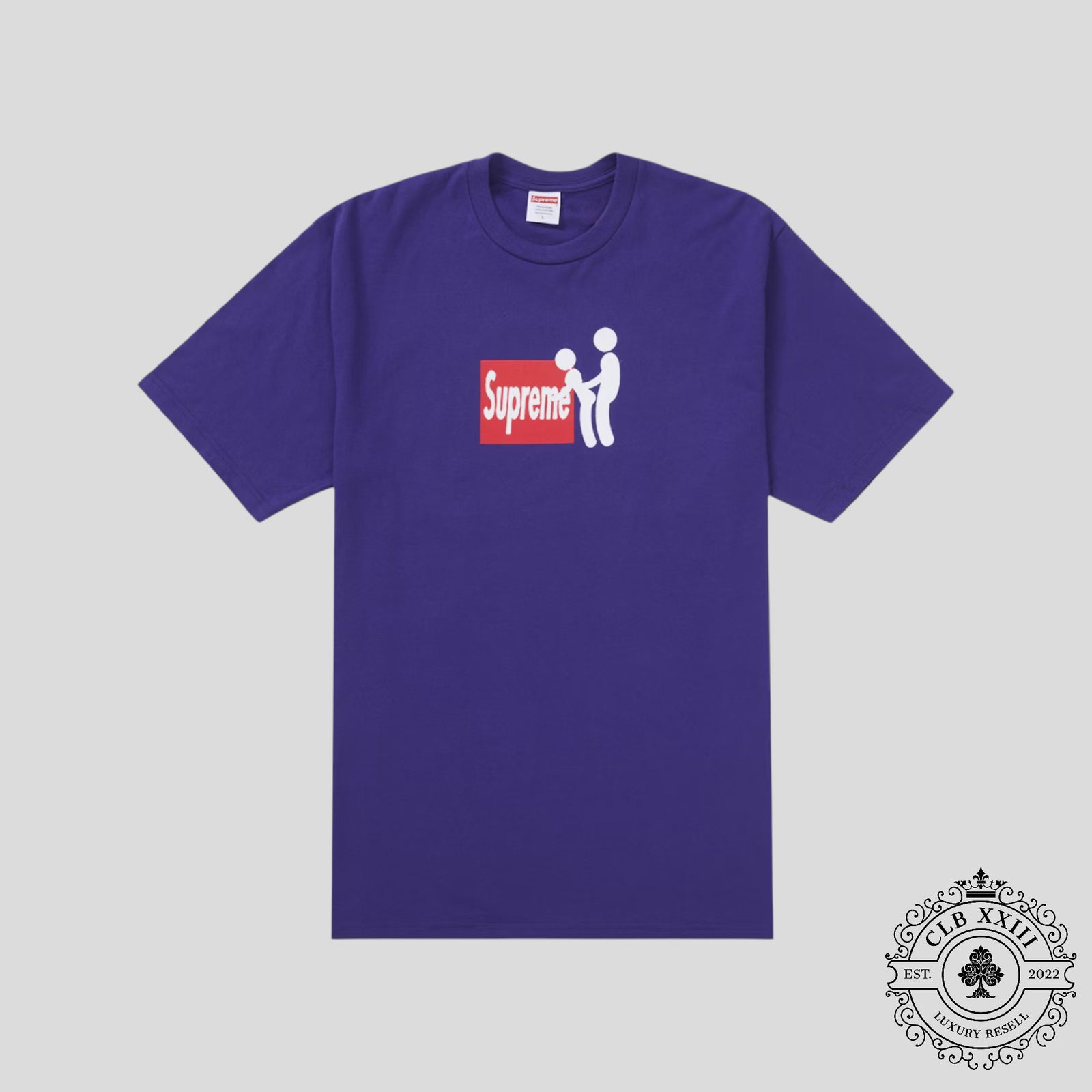 Supreme Stick Tee in Purple