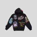 Supreme Stickers Hooded Sweatshirt in Black