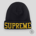Supreme Varsity Beanie Black FW23
