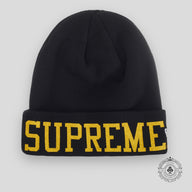 Supreme Varsity Beanie Black FW23