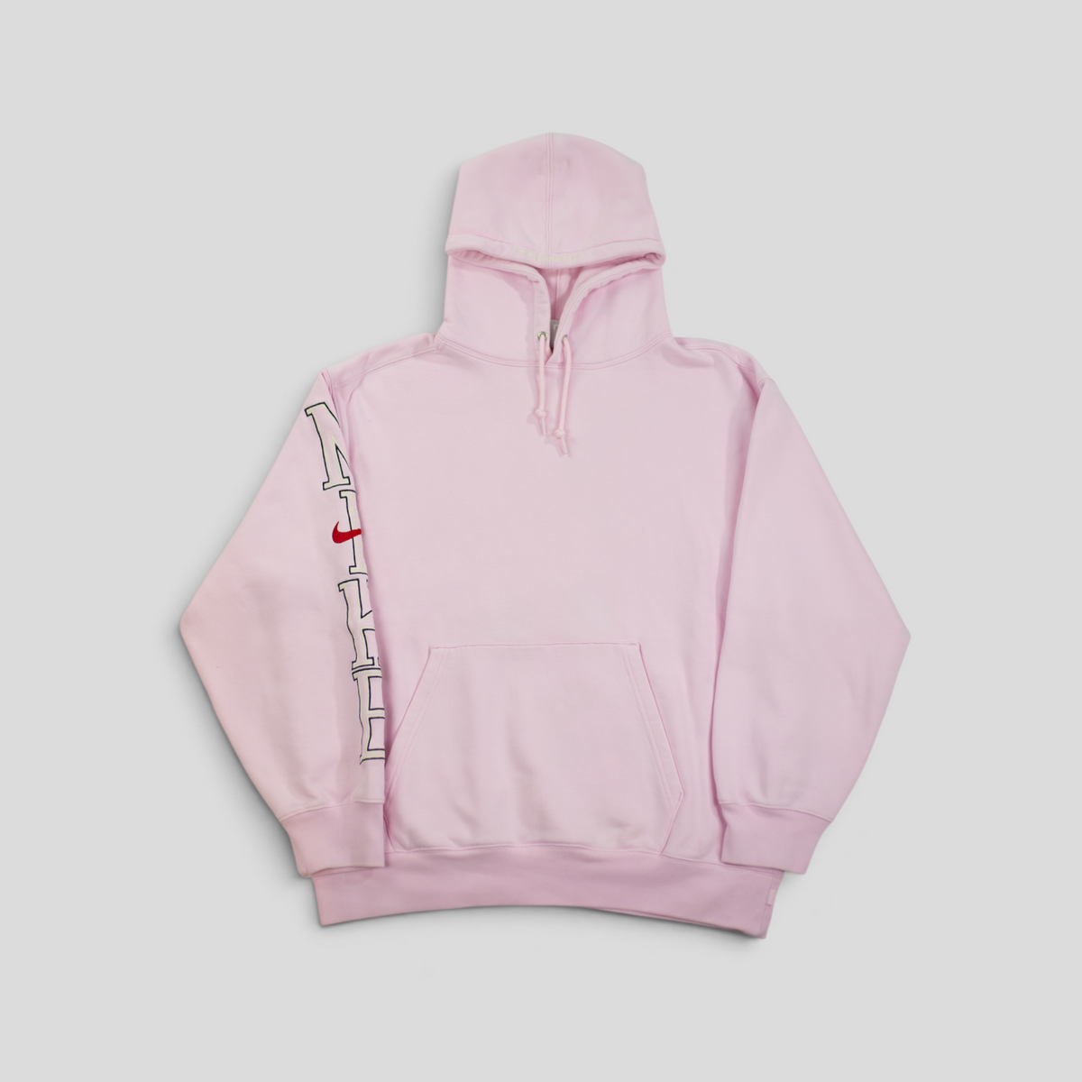Supreme x Nike SS24 Hooded Sweatshirt in Pink