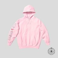 Supreme X Nike SS24 Hooded Sweatshirt in Pink