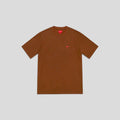 Supreme Small Box Logo Tee in Brown