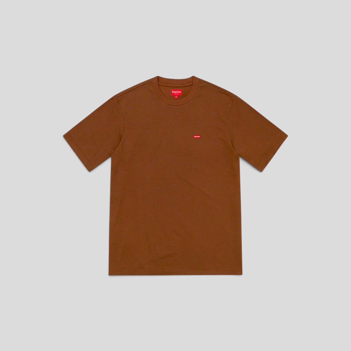 Supreme Small Box Logo Tee in Brown