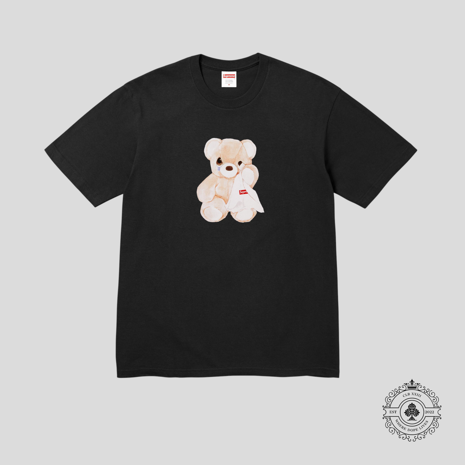 Supreme Bear Tee in Black