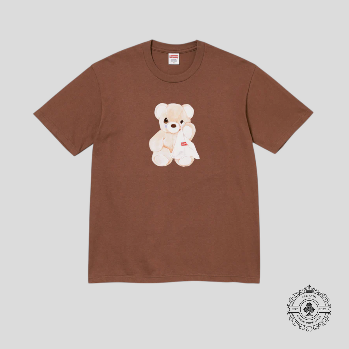 Supreme Bear Tee in Brown