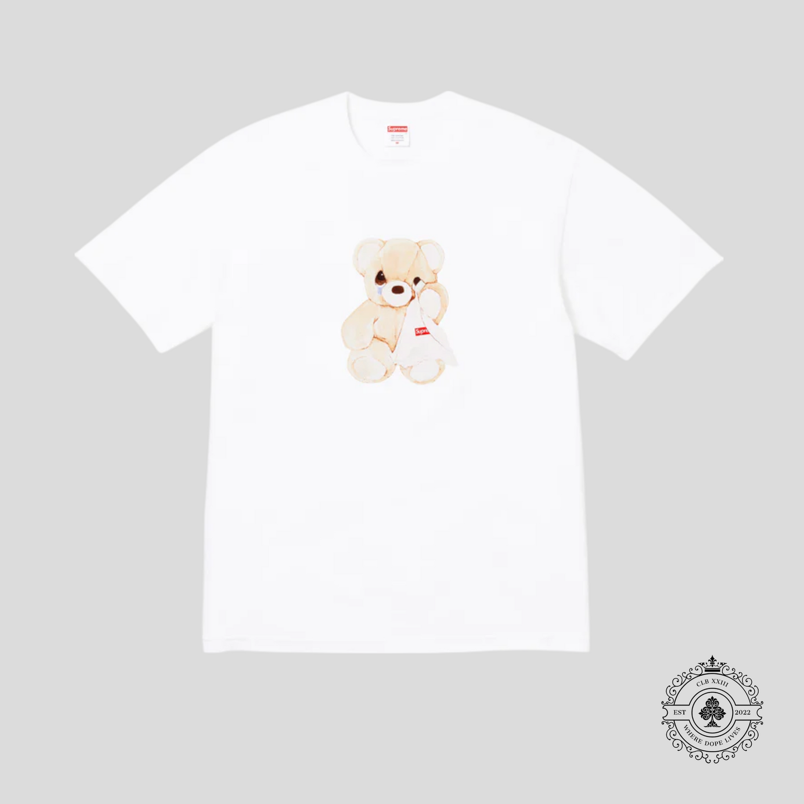 Supreme Bear Tee in White