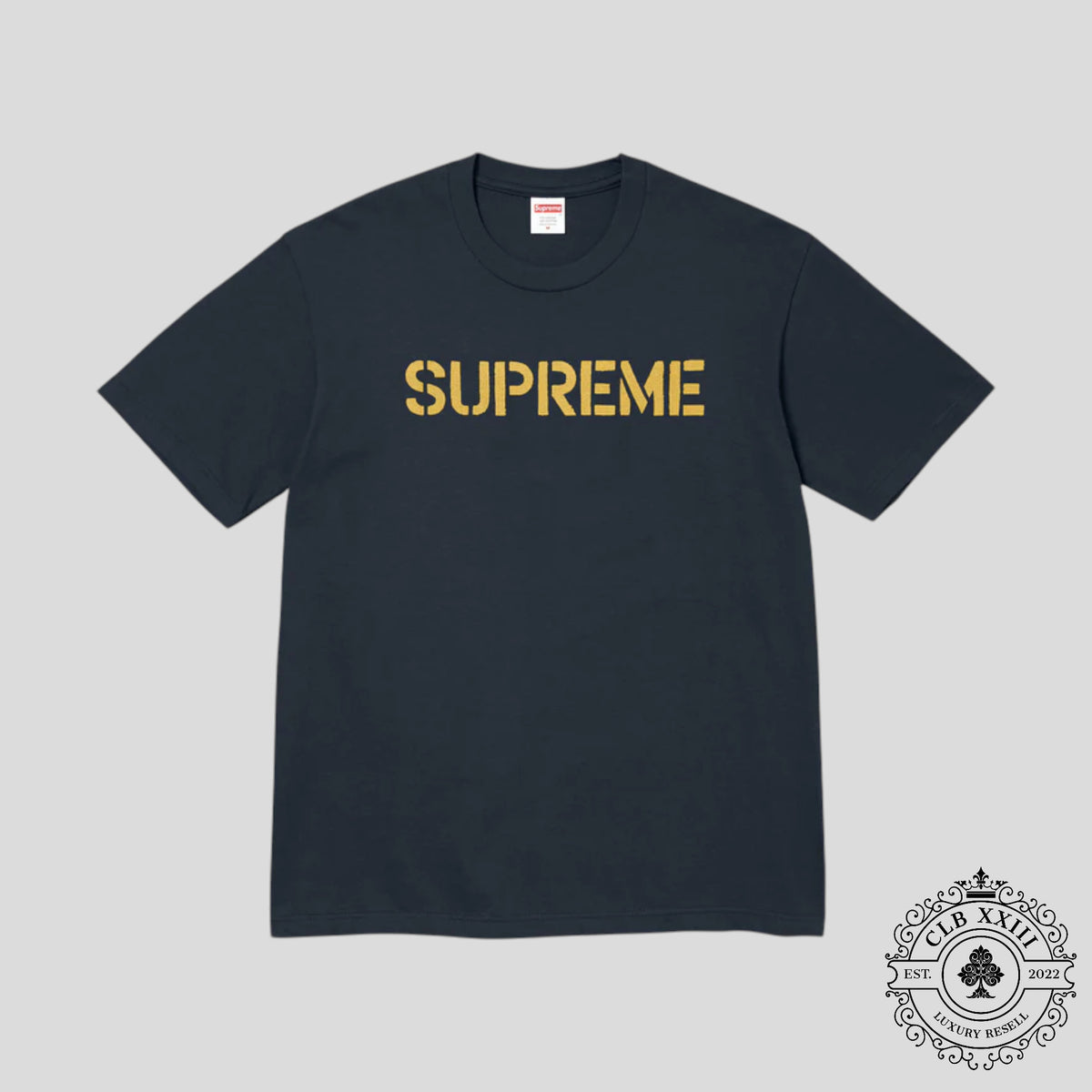 Supreme Hard Tee in Navy