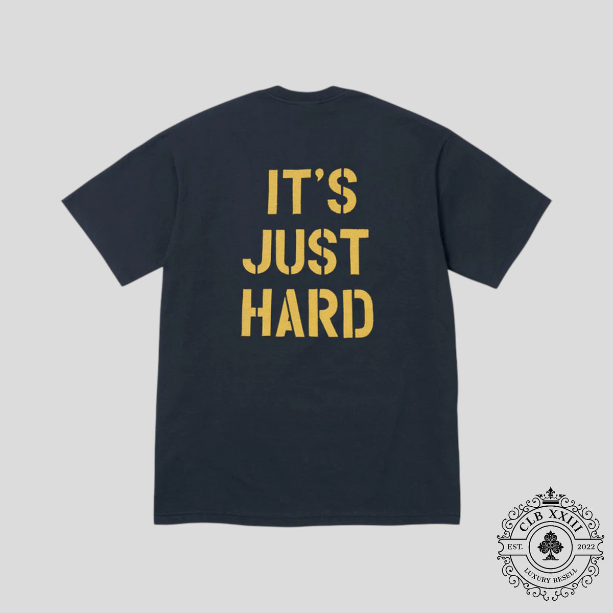Supreme Hard Tee in Navy