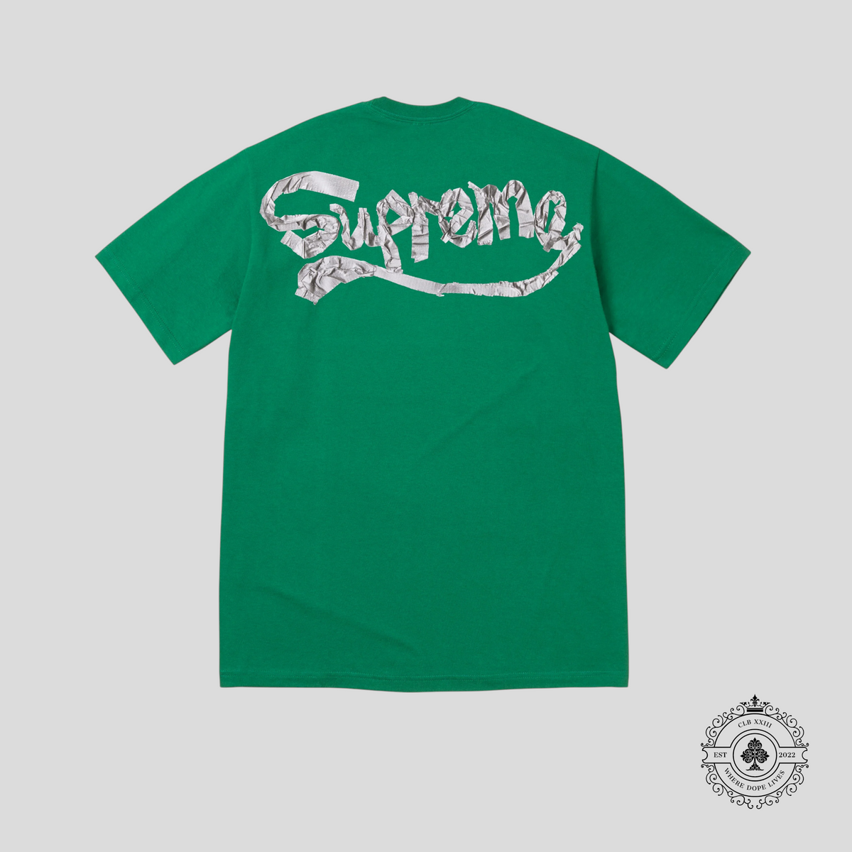 Supreme Tape Tee in Green