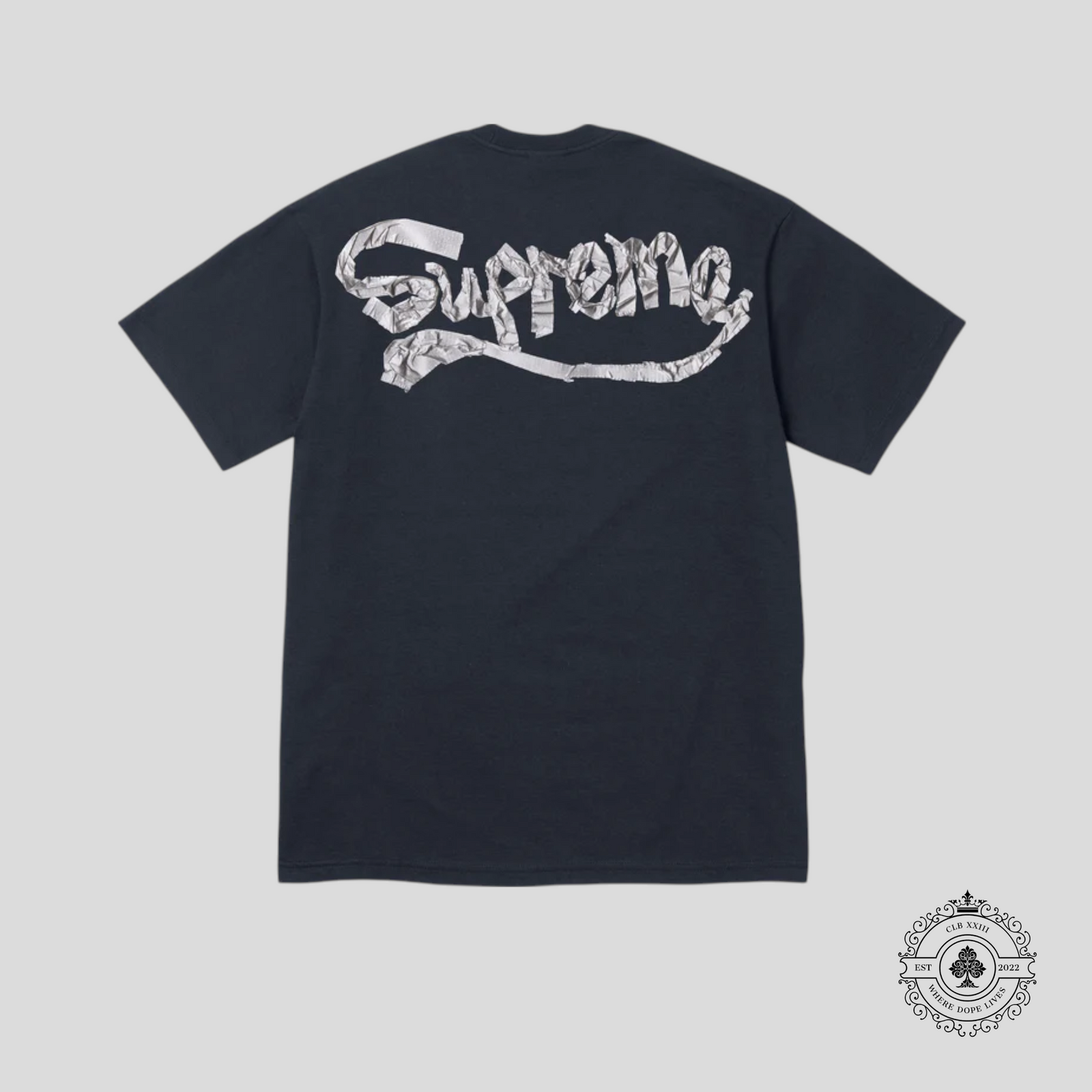 Supreme Tape Tee in Black