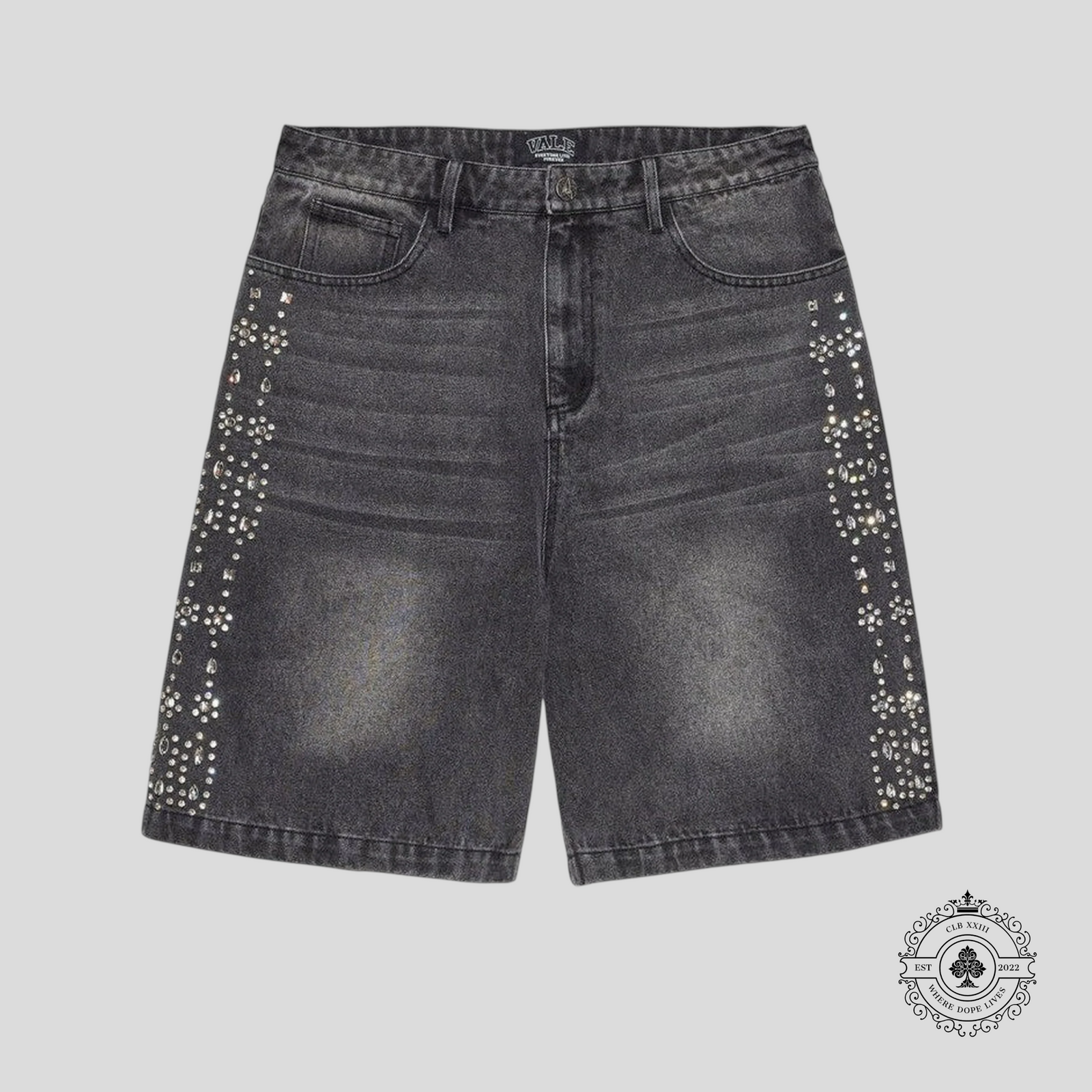 Vale Candy Jorts in Black Wash