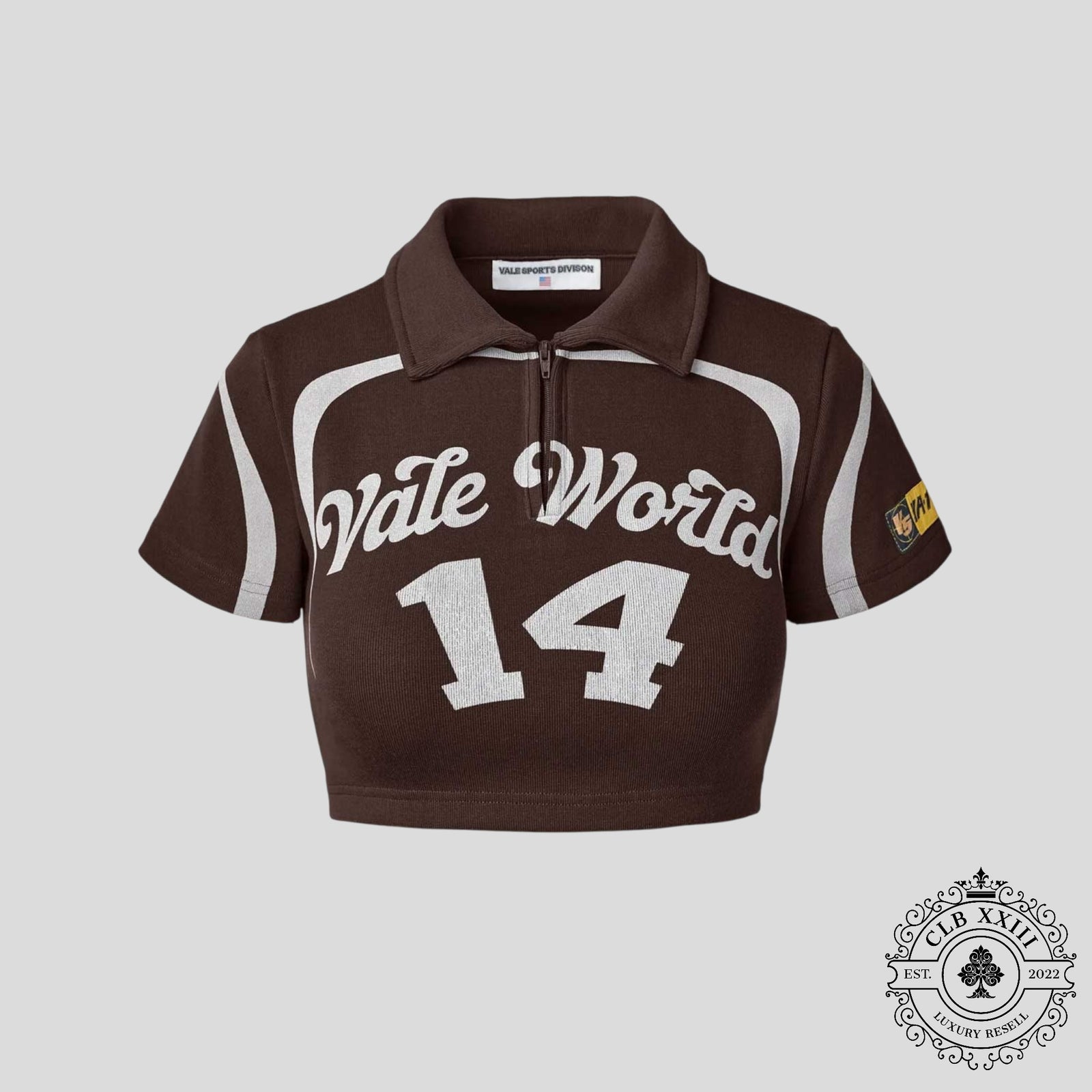 Vale 007 Berlin Rugby Shirt in Brown