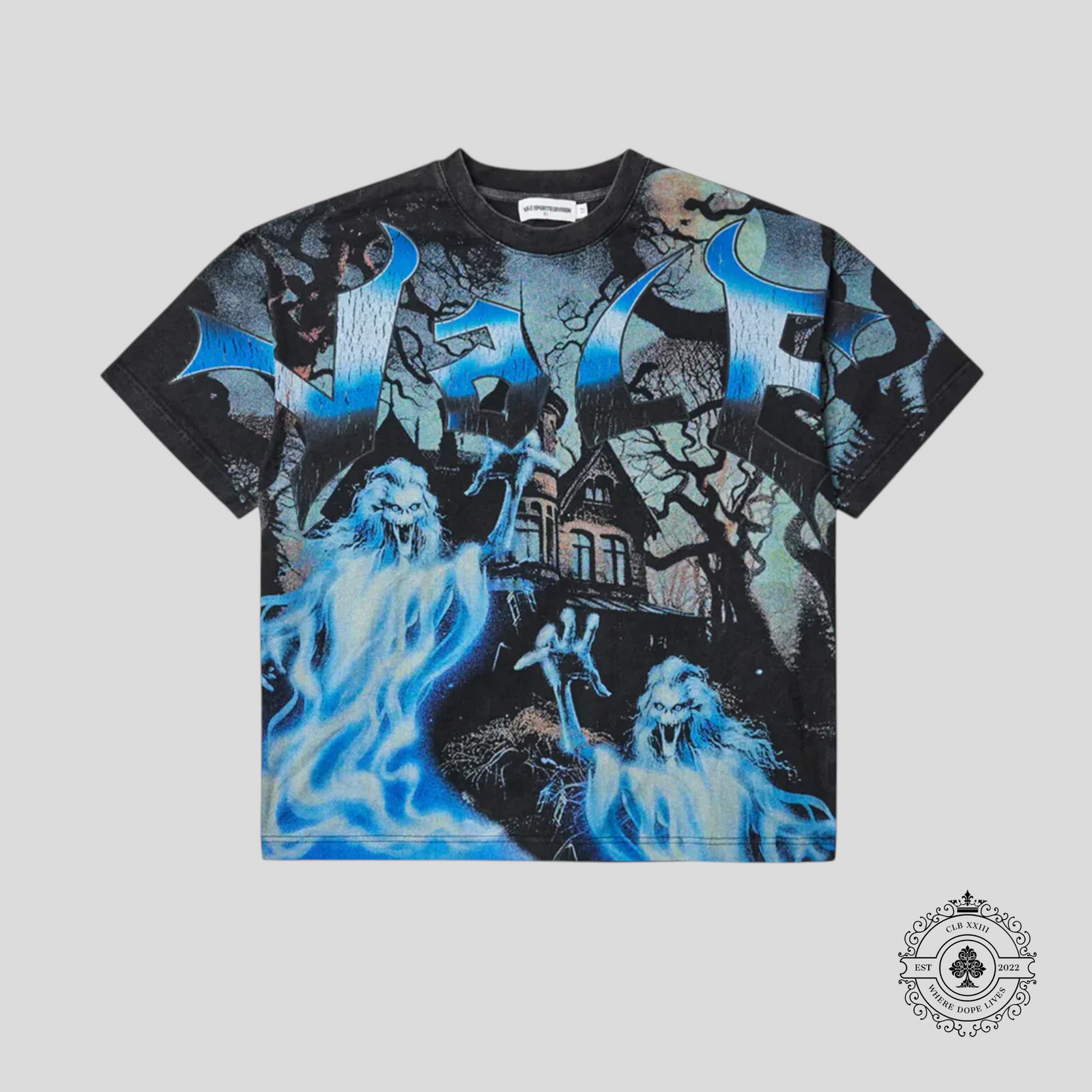 Vale Horror Tee in Black