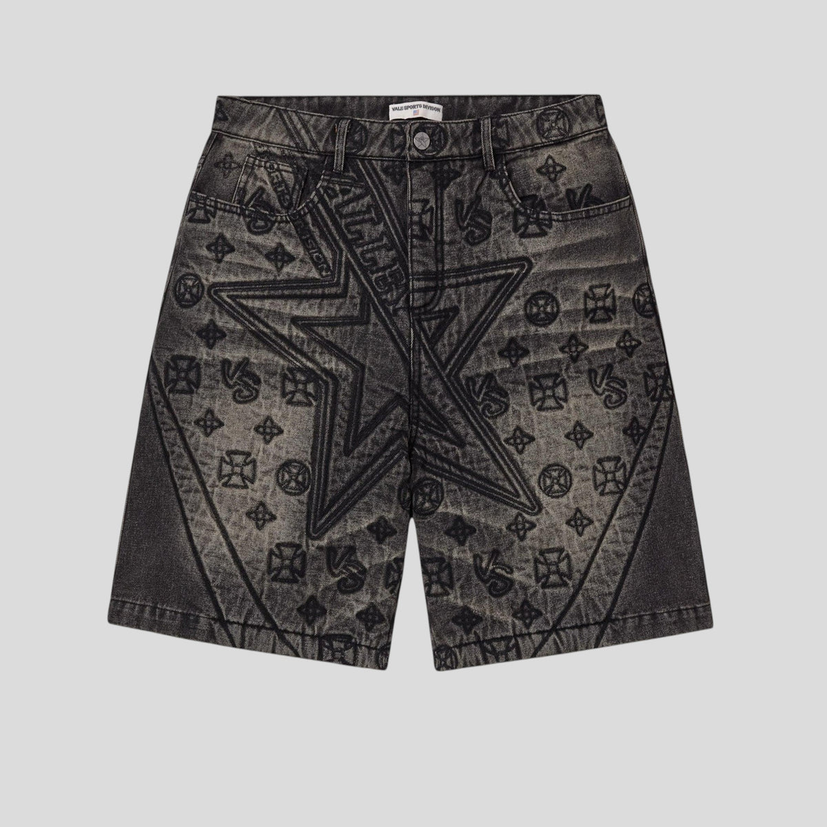Vale Spade Jorts in Black Wash