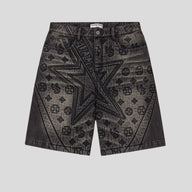 Vale Spade Jorts in Black Wash