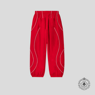 Vale Swish Pants in Red