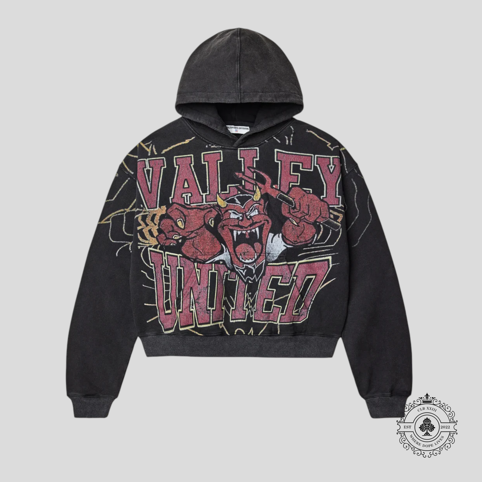 Vale Mascot Pullover in Black