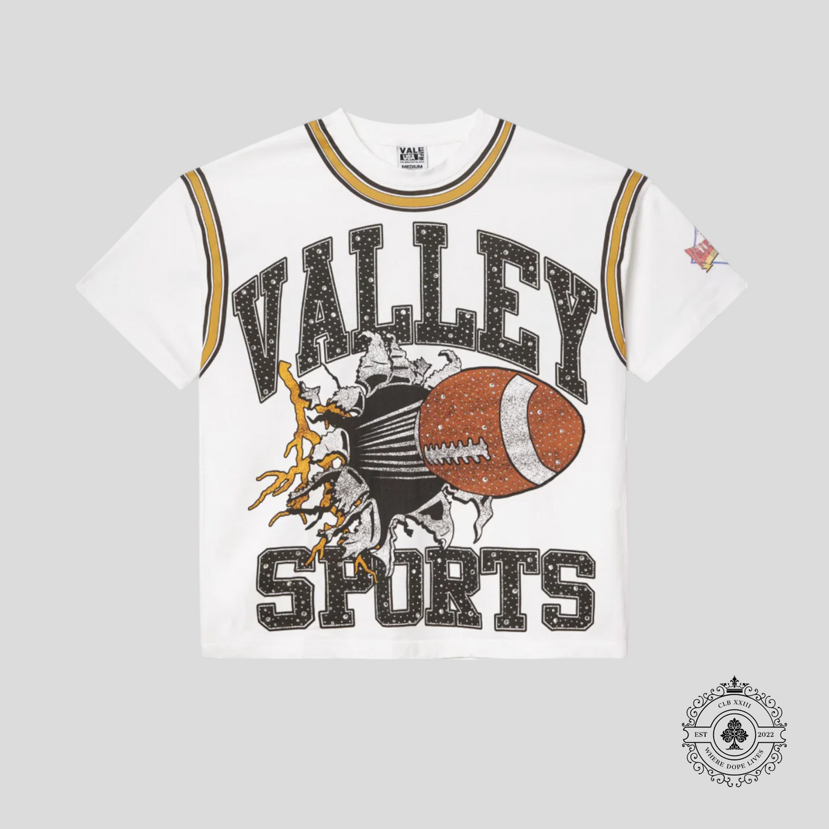 Vale Classic Bling Tee in White
