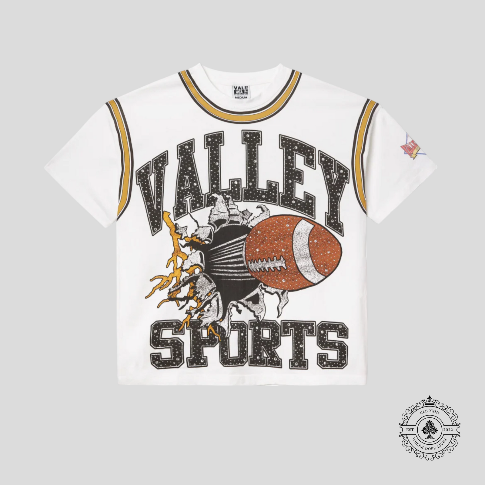 Vale Classic Bling Tee in White