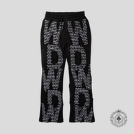 Who Decides War WDW Overlay Sweatpants in Black