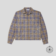Vale Moonlight Flannel Button Up in Purple
