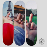 The Skateroom Ai Weiwei Study of Perspective Skate Deck Set of 3
