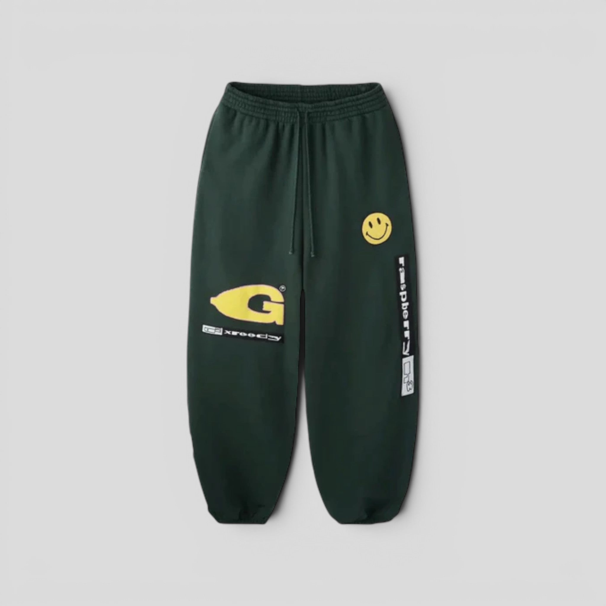 GV Gallery X Greedy Unit Green Garbage Sweatpants in Green