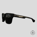 Chrome Hearts Box Officer Sunglasses in Matte Black/Silver
