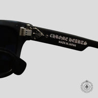 Chrome Hearts Box Officer Sunglasses in Matte Black/Silver