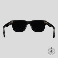 Chrome Hearts Box Officer Sunglasses in Matte Black/Silver
