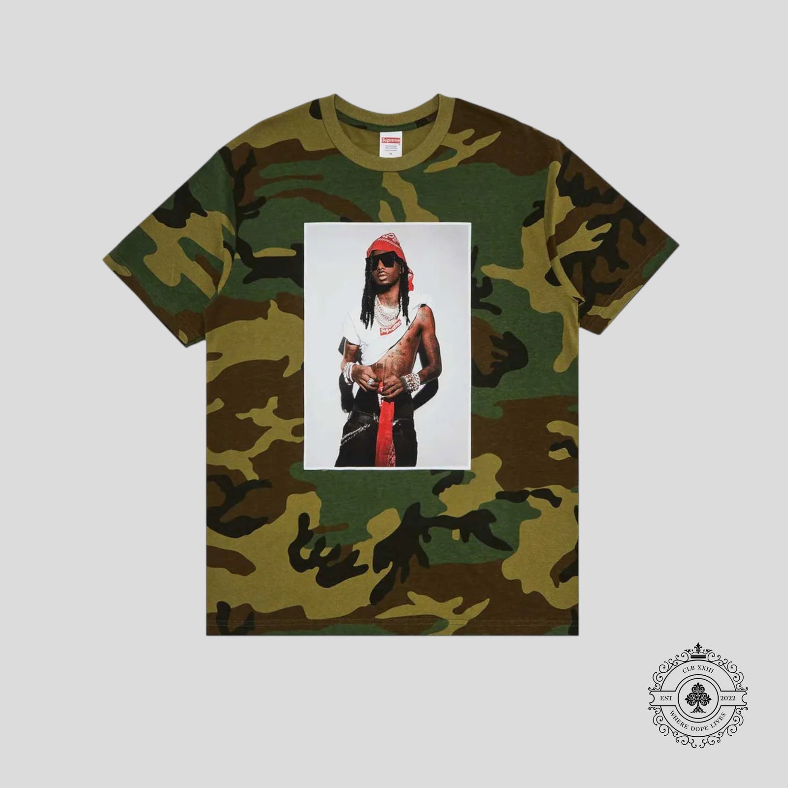 Supreme Playboi Carti Tee in Camo