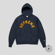 Supreme Champion Hooded Sweatshirt in Navy