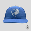 Chrome Hearts Vine Hearts Wool Fitted Hat in Blue