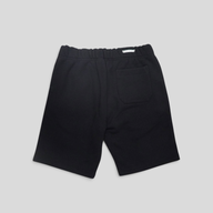 CLB XXIII Chrome Hearts Seven-11 black cotton sweatshorts featuring a back pocket and elastic waistband