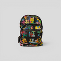 CLB XXIII Chrome Hearts multicolor leather backpack featuring filigree cross patches and .925 sterling silver hardware