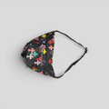 CLB XXIII Chrome Hearts XXL Snat Pack bag in black leather with colorful cross patches and silver hardware