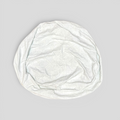 CLB XXIII Chrome Hearts oversized white leather bean bag chair featuring an all-over embossed cross pattern