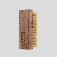 CLB XXIII Jason Mark Delicates cleaning brush with a walnut wood handle and soft hog hair bristles for footwear.