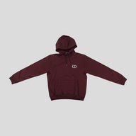 CLB XXIII Dior CD Icon hoodie in deep pink purple cotton with front pouch pocket and embroidered logo