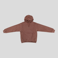 CLB XXIII Dior Oblique dusty purple cotton terrycloth hoodie with monogram pattern and drawstring hood
