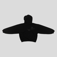CLB XXIII Dior X ERL black relaxed fit cotton hoodie with be nice graphic on the back
