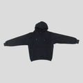 CLB XXIII navy blue Dior Oblique terrycloth hoodie with long sleeves and a front kangaroo pocket in 100% cotton