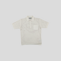CLB XXIII Dior X Parley off-white mesh polo shirt made from recycled polyester with a chest pocket