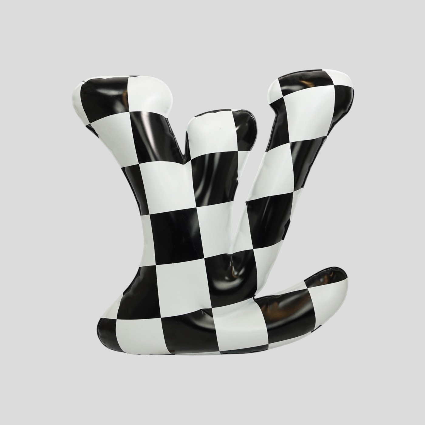 Louis Vuitton Bubble LV Checker Print Display