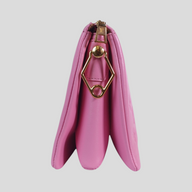 CLB XXIII brand-new Louis Vuitton Coussin PM handbag in rose pink leather with gold-tone hardware side view
