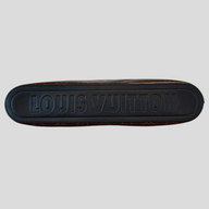 CLB XXIII Louis Vuitton Monogram Glaze Pochette Cosmos featuring a black leather base with embossed logo lettering